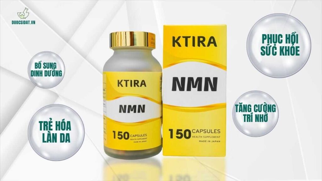Viên Uống KTIRA NMN – Chống Lão Hóa, Phục Hồi Sức Khỏe - Dược sĩ Đạt